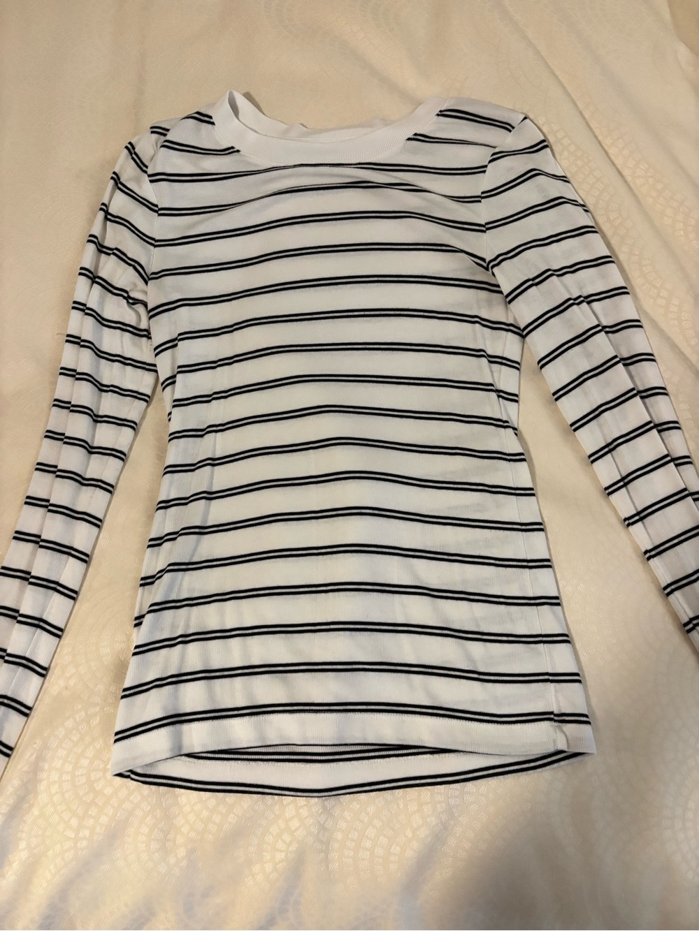 LOFT White with Black Stripe Girls' Bottoms